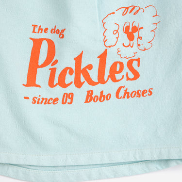 ★DROP1★2026SS★BOBOCHOSES ボボショーズ Pickles The Dog woven bermuda shorts B126AC069