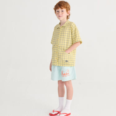 ★DROP1★2026SS★BOBOCHOSES ボボショーズ Pickles The Dog woven bermuda shorts B126AC069