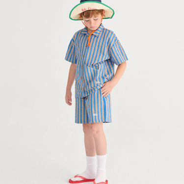 ★DROP1★2026SS★BOBOCHOSES ボボショーズ New Hairline denim bermuda shorts B126AC072