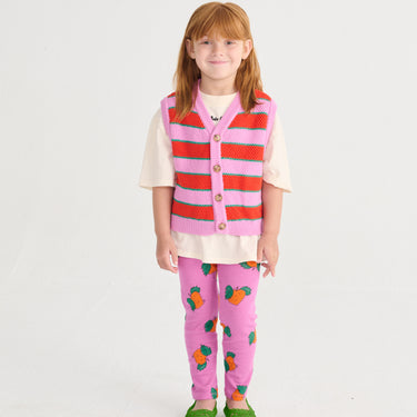 ★DROP1★2026SS★BOBOCHOSES ボボショーズ Tangerine all over leggings B126AC083