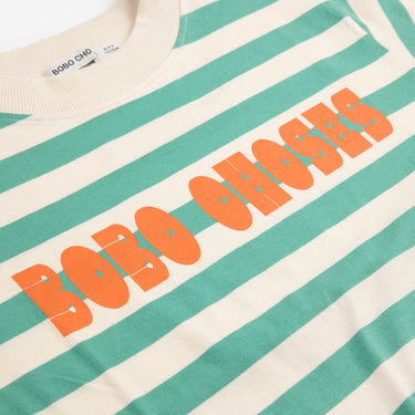 ★DROP2★2026SS★BOBOCHOSES ボボショーズ Bobo Choses Modern striped T-shirt B126AC136