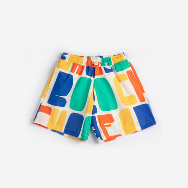 ★DROP2★2026SS★BOBOCHOSES ボボショーズ Bobo Choses Color all over swim board shorts B126AC152