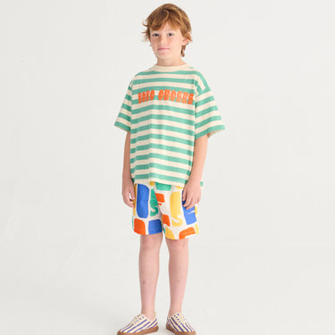 ★DROP2★2026SS★BOBOCHOSES ボボショーズ Bobo Choses Color all over swim board shorts B126AC152