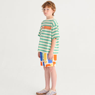 ★DROP2★2026SS★BOBOCHOSES ボボショーズ Bobo Choses Color all over swim board shorts B126AC152