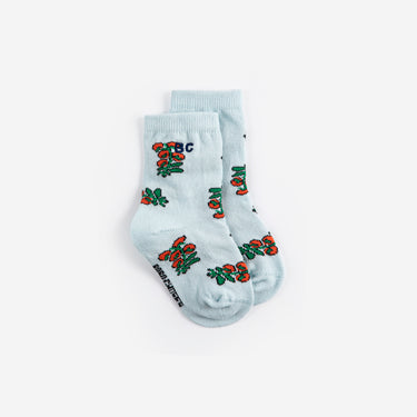 ★DROP2★2026SS★BOBOCHOSES ボボショーズ Juicy Tomatoes all over short socks B126AH001