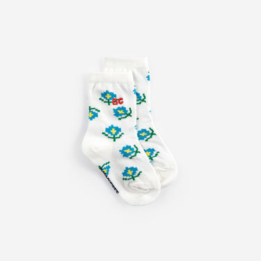 ★DROP2★2026SS★BOBOCHOSES ボボショーズ Flower short socks pack x 2 B126AH003