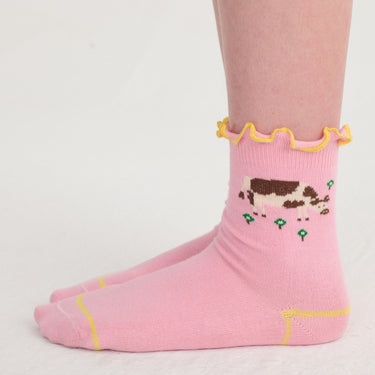 ★DROP1★2026SS★BOBOCHOSES ボボショーズ Farm Adventure ruffled short socks B126AI007