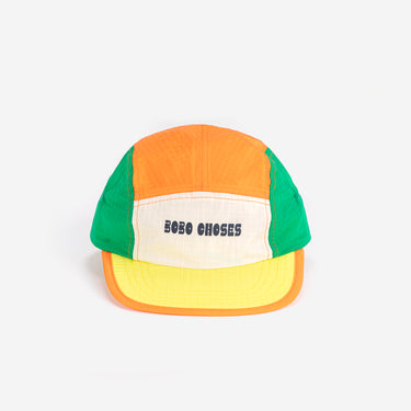 ★DROP2★2026SS★BOBOCHOSES ボボショーズ Bobo Choses color block technic cap B126AI016