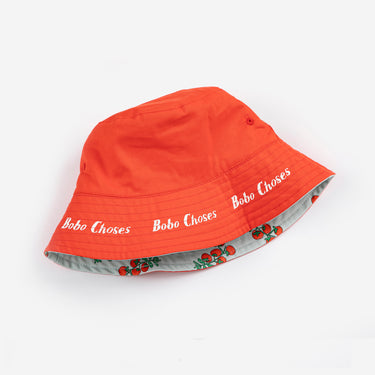 ★DROP2★2026SS★BOBOCHOSES ボボショーズ Juicy Tomatoes all over reversible hat B126AI020