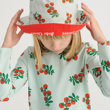 ★DROP2★2026SS★BOBOCHOSES ボボショーズ Juicy Tomatoes all over reversible hat B126AI020