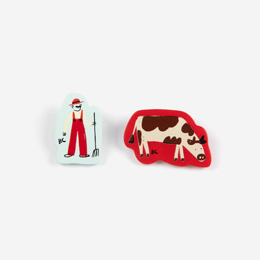 ★DROP1★2026SS★BOBOCHOSES ボボショーズ Farm Adventure brooch  B126AI042