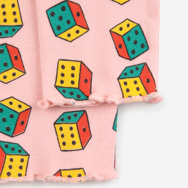 ★DROP1★2025AW★BOBOCHOSES ボボショーズ Dices all over T-shirt baby B225AB042