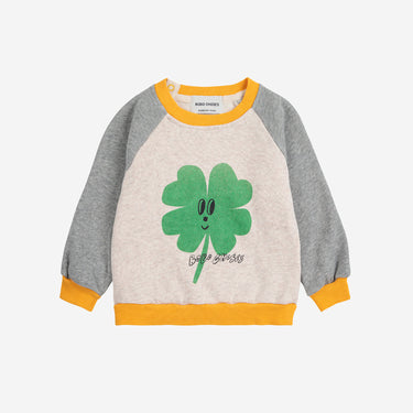 ★DROP2★2025AW★BOBOCHOSES ボボショーズ Lucky Clover sweatshirt baby B225AB053