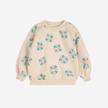 ★DROP1★2025AW★BOBOCHOSES ボボショーズ Kaleidoscope all over sweatshirt baby B225AB054