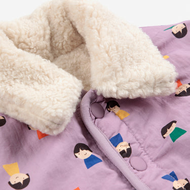 ★DROP2★2025AW★BOBOCHOSES ボボショーズ Game Pawns all over reversible sheepskin jacket baby B225AB106