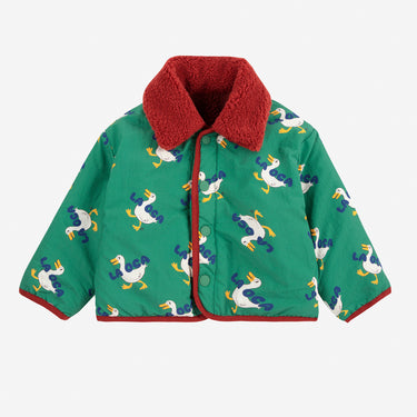 ★DROP2★2025AW★BOBOCHOSES ボボショーズ La Oca all over reversible sheepskin jacket baby B225AB107