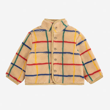 ★DROP2★2025AW★BOBOCHOSES ボボショーズ Stripe color sheepskin jacket baby B225AB108