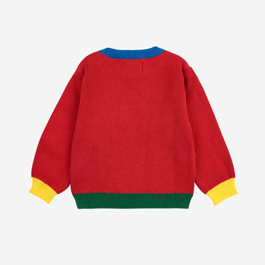 ★DROP1★2025AW★BOBOCHOSES ボボショーズ Doggy Mate jacquard jumper baby B225AB121
