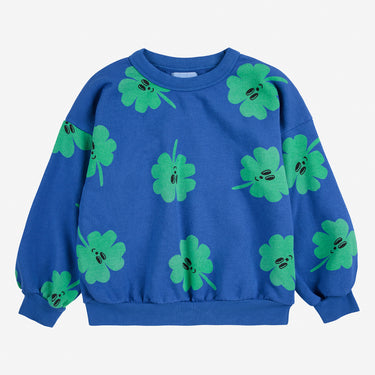 ★DROP1★2025AW★BOBOCHOSES ボボショーズ Lucky Clover all over sweatshirt 225AC039