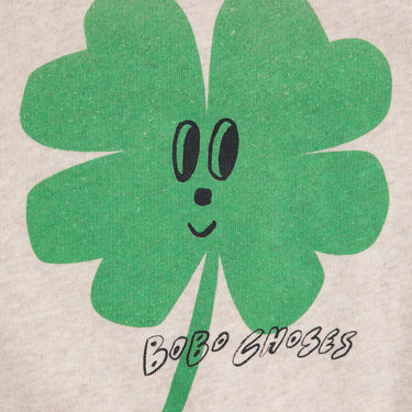 ★DROP1★2025AW★BOBOCHOSES ボボショーズ Lucky Clover ranglan sweatshirt B225AC041