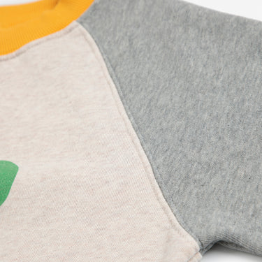 ★DROP1★2025AW★BOBOCHOSES ボボショーズ Lucky Clover ranglan sweatshirt B225AC041
