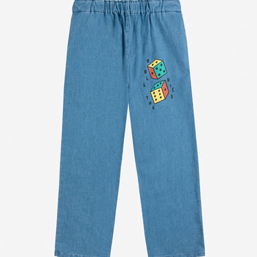 ★DROP1★2025AW★BOBOCHOSES ボボショーズ Roll The Dice light denim pants B225AC075