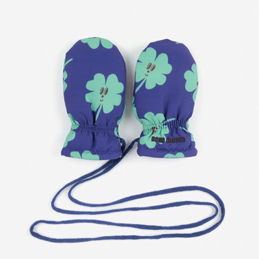 ★DROP2★2025AW★BOBOCHOSES ボボショーズ Lucky Clover all over padded mittens B225AH013