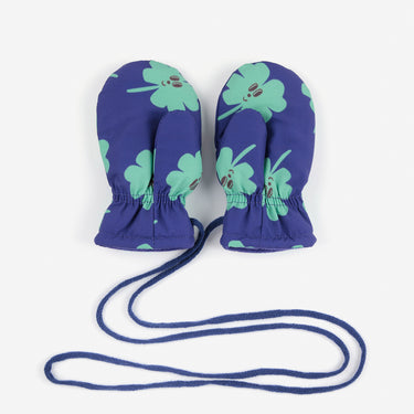 ★DROP2★2025AW★BOBOCHOSES ボボショーズ Lucky Clover all over padded mittens B225AH013