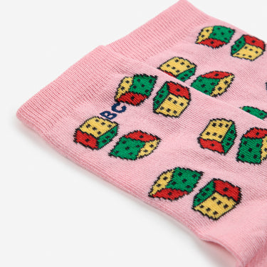 ★DROP1★2025AW★BOBOCHOSES ボボショーズ Dices all over short socks B225AI008