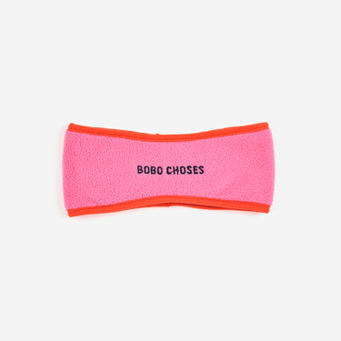 ★DROP2★2025AW★BOBOCHOSES ボボショーズ Bobo Choses pink polar fleece headband B225AI043