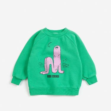 ★DROP1★2026AW★BOBOCHOSES ボボショーズ Long Pinky Puff sweatshirt B226AB051