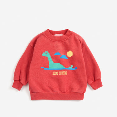 ★DROP2★2026AW★BOBOCHOSES ボボショーズ Lake Monster sweatshirt B226AB060