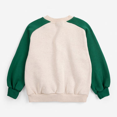 ★DROP1★2026AW★BOBOCHOSES ボボショーズ Mr. Footish raglan sweatshirt B226AC037
