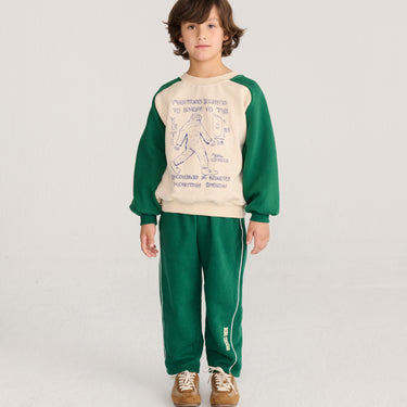 ★DROP1★2026AW★BOBOCHOSES ボボショーズ Mr. Footish raglan sweatshirt B226AC037