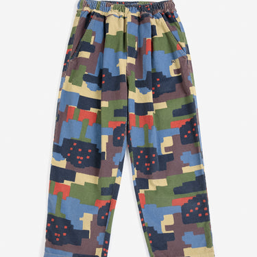★DROP2★2026AW★BOBOCHOSES ボボショーズ Paint Forest all over corduroy pants B226AC068