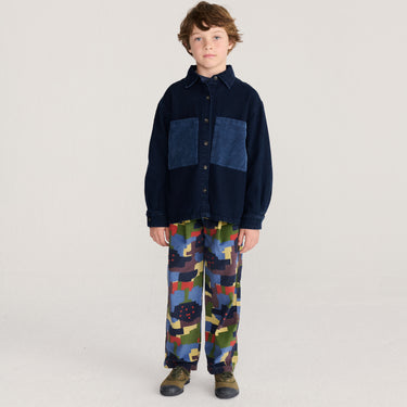 ★DROP2★2026AW★BOBOCHOSES ボボショーズ Paint Forest all over corduroy pants B226AC068