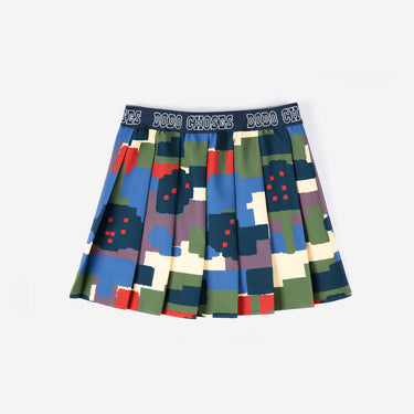★DROP2★2026AW★BOBOCHOSES ボボショーズ Paint Forest all over pleated skirt B226AC077