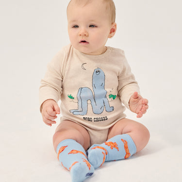 ★DROP1★2026AW★BOBOCHOSES ボボショーズ Softpaw Monster all over short socks B226AH015