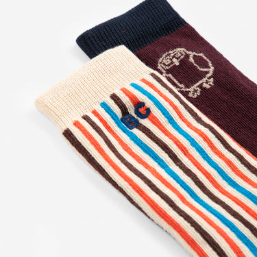 ★DROP2★2026AW★BOBOCHOSES ボボショーズ Curious Owl socks pack B226AH024