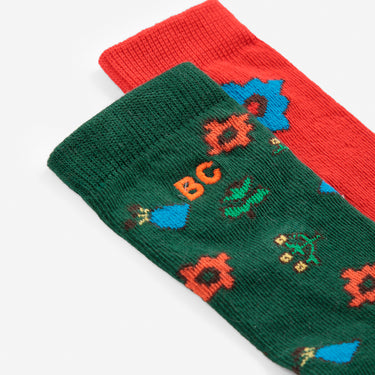 ★DROP2★2026AW★BOBOCHOSES ボボショーズ Blossom all over socks pack B226AH025