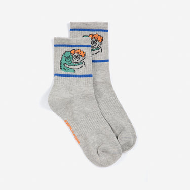 ★DROP1★2026AW★BOBOCHOSES ボボショーズ Hug Hairy Monster short socks B226AI001