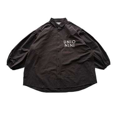 ★入荷済み★2026AW★UNIONINI ユニオニーニ checked big shirt black×navy adult BL-030