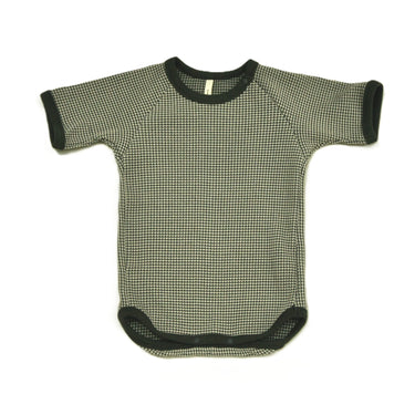 ★入荷済み★2026SS★MOUN TEN. マウンテン bicolor waffle raglan T(for baby) gray x charcoal BT02-0311