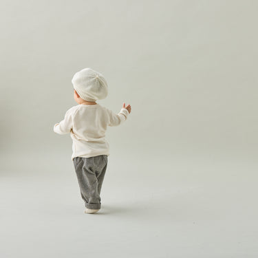 ★入荷済み★2025AW★MOUN TEN. マウンテン eco rib longsleeve(for baby) ecru BT03-0106