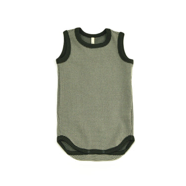 ★入荷済み★2026SS★MOUN TEN. マウンテン bicolor waffle tanktop(for baby) gray x charcoal BT04-0312