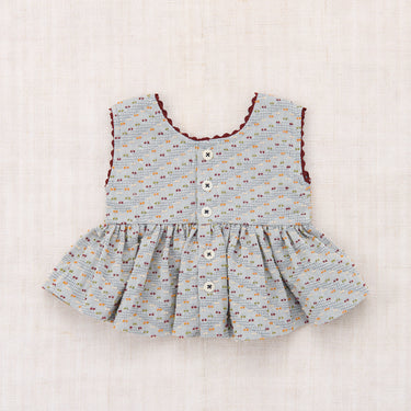 ★DROP2★2026AW★Misha & Puff ミーシャアンドパフ BABY HANA TOP MARINE BLUE CELEBRATION B5211F26-1DD
