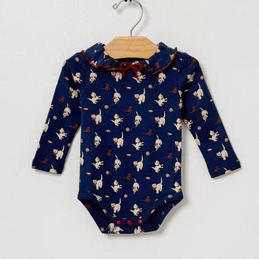 ★WINTER Collection★DROP1★Misha & Puff ミーシャアンドパフ BABY PATTIE ONESIE MOONLIGHT CAT & MOUSE B3134W26-2FE