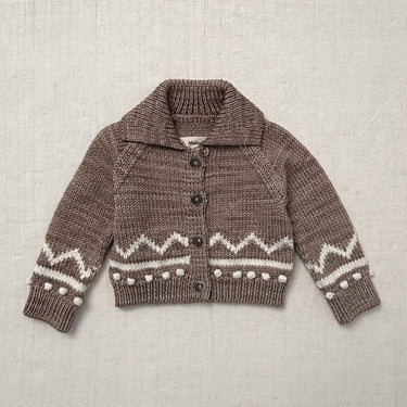 ★WINTER Collection★DROP1★Misha & Puff ミーシャアンドパフ BABY ZIG ZAG CARDIGAN BRUT B1220W26-255