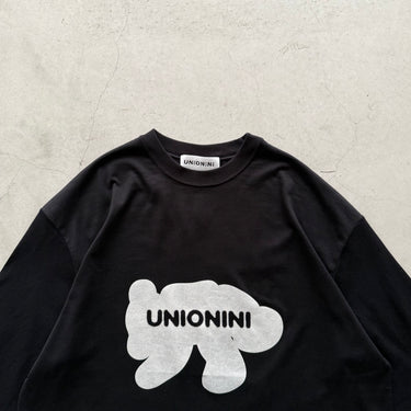 ★入荷済み★2026AW★UNIONINI ユニオニーニ teddybear long sleeved tee black CS-067
