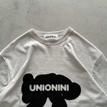 ★入荷済み★2026AW★UNIONINI ユニオニーニ teddybear long sleeved tee oatmeal CS-067